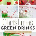 Christmas Green Drinks pin