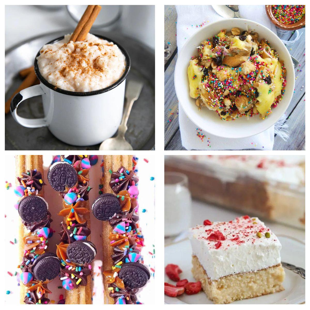 Mexican desserts for Easter collage