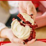 The BEST red velvet cake mix cookies pin
