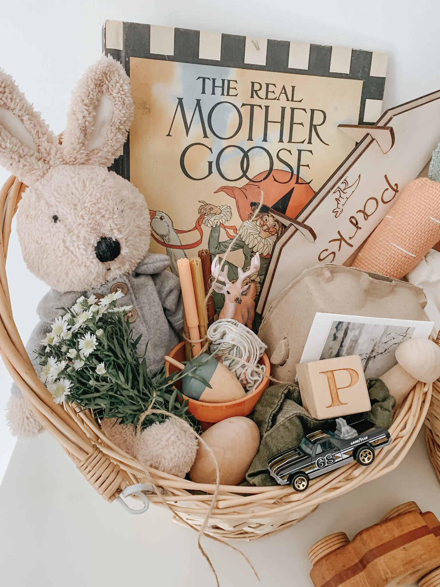mother goose baby easter basket