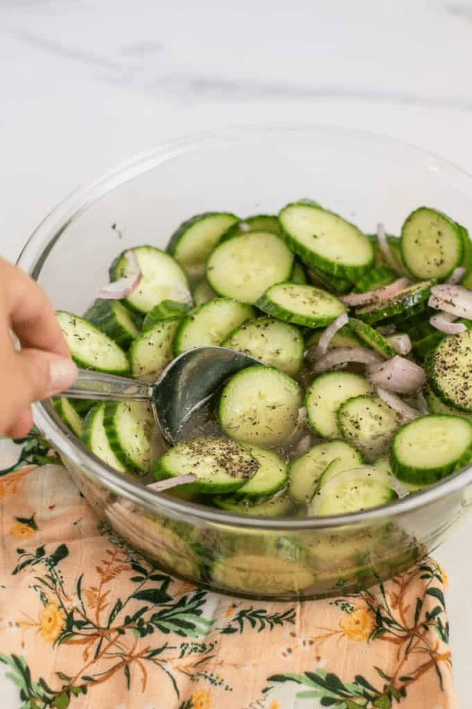 BEST Keto Cucumber Salad