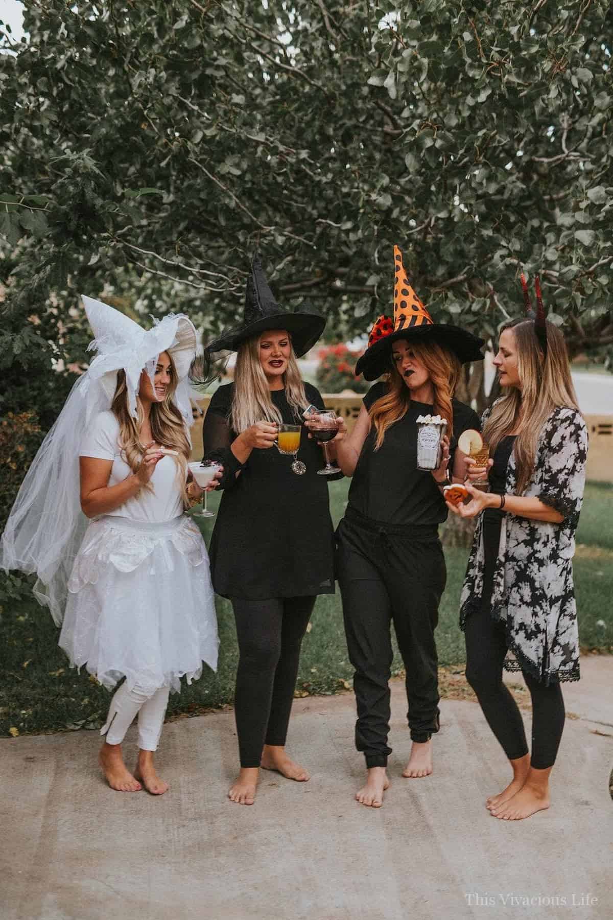 Witches night out and halloween mocktails