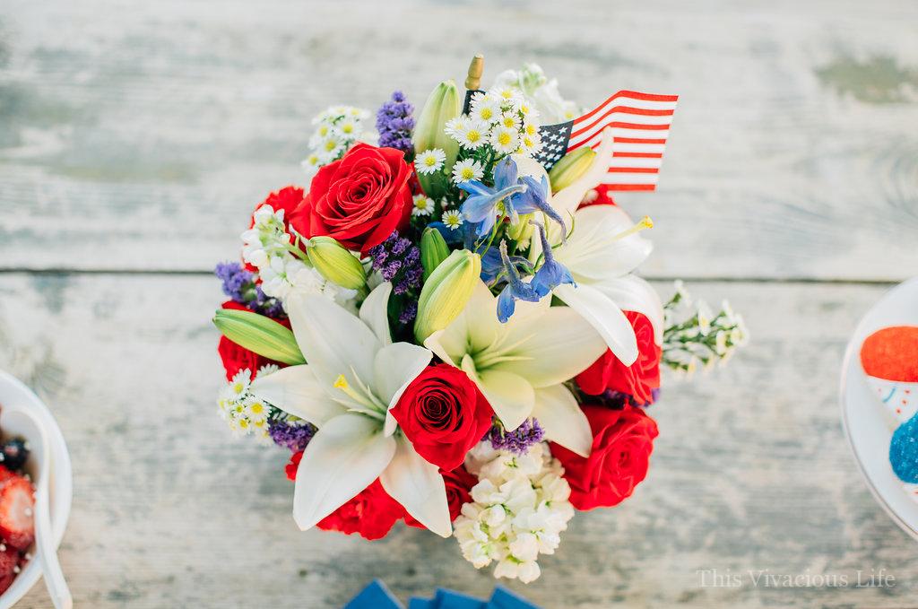 4th of july flowers