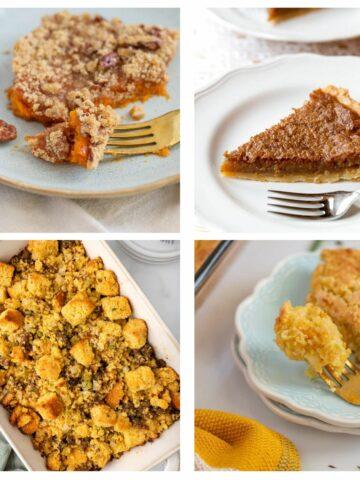 Best Southern Thanksgiving Menu collage