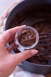 Halloween Worms in Dirt Recipe with chocolate pudding in a jar