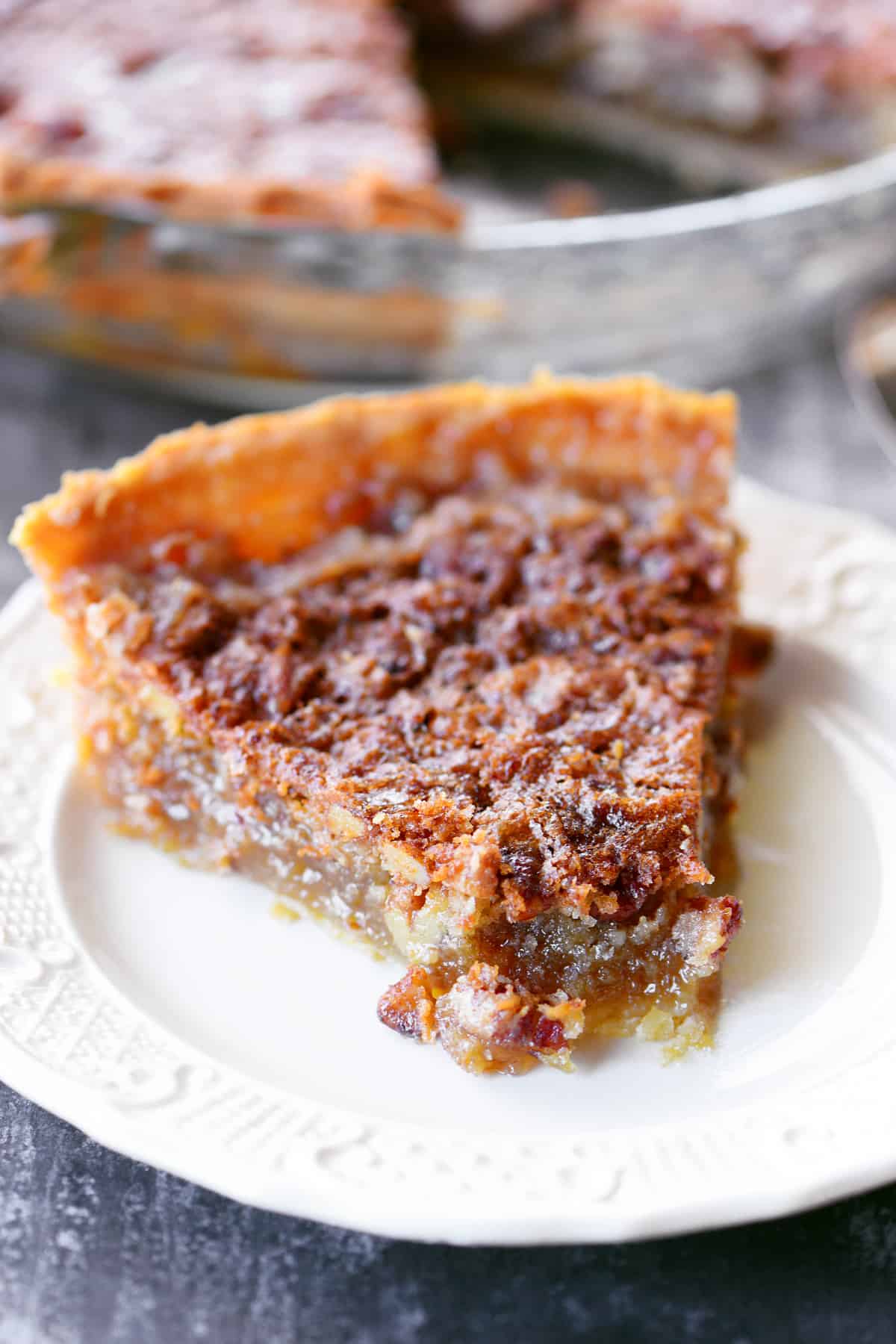 Easy pecan pie without syrup