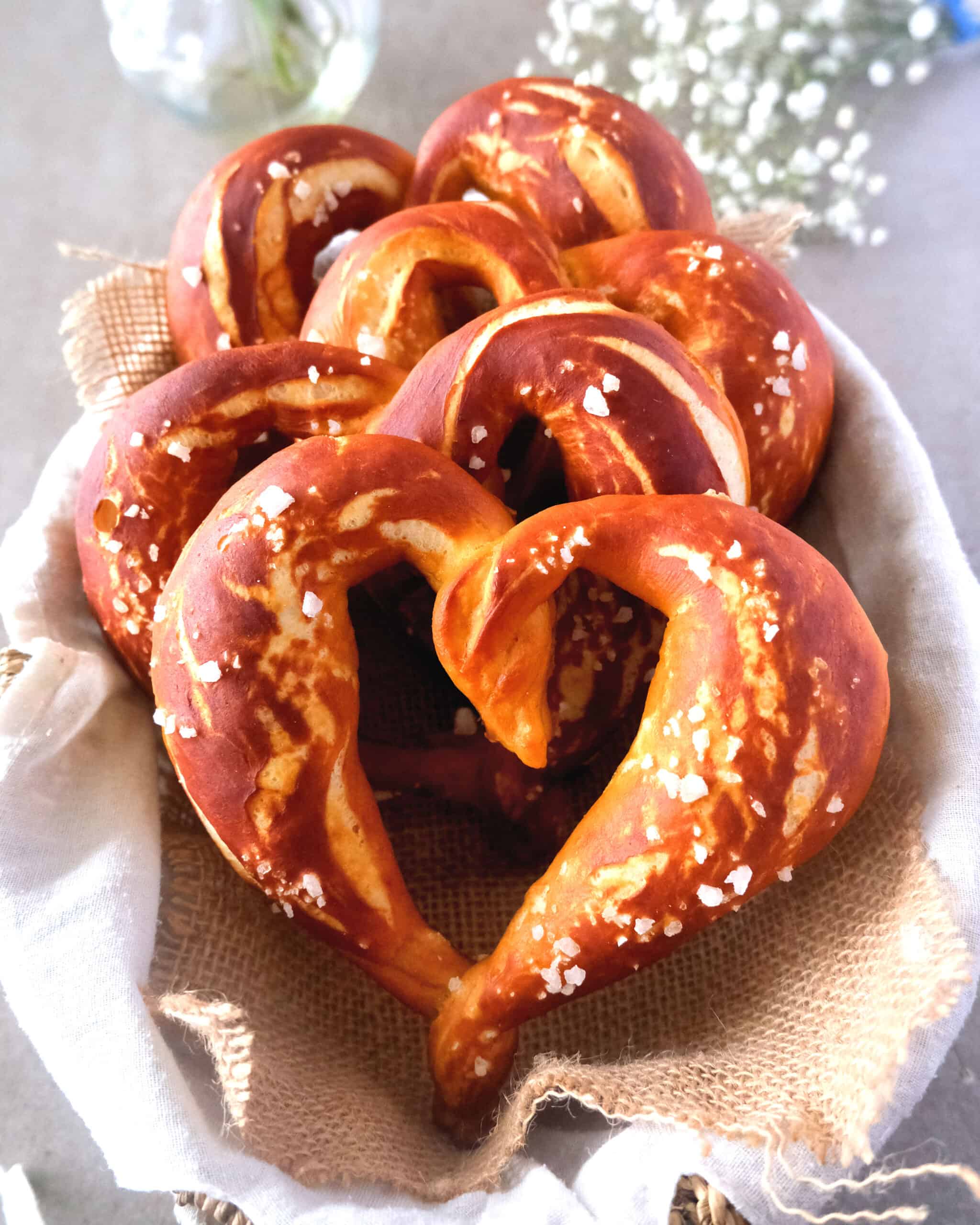 Heart shaped pretzels