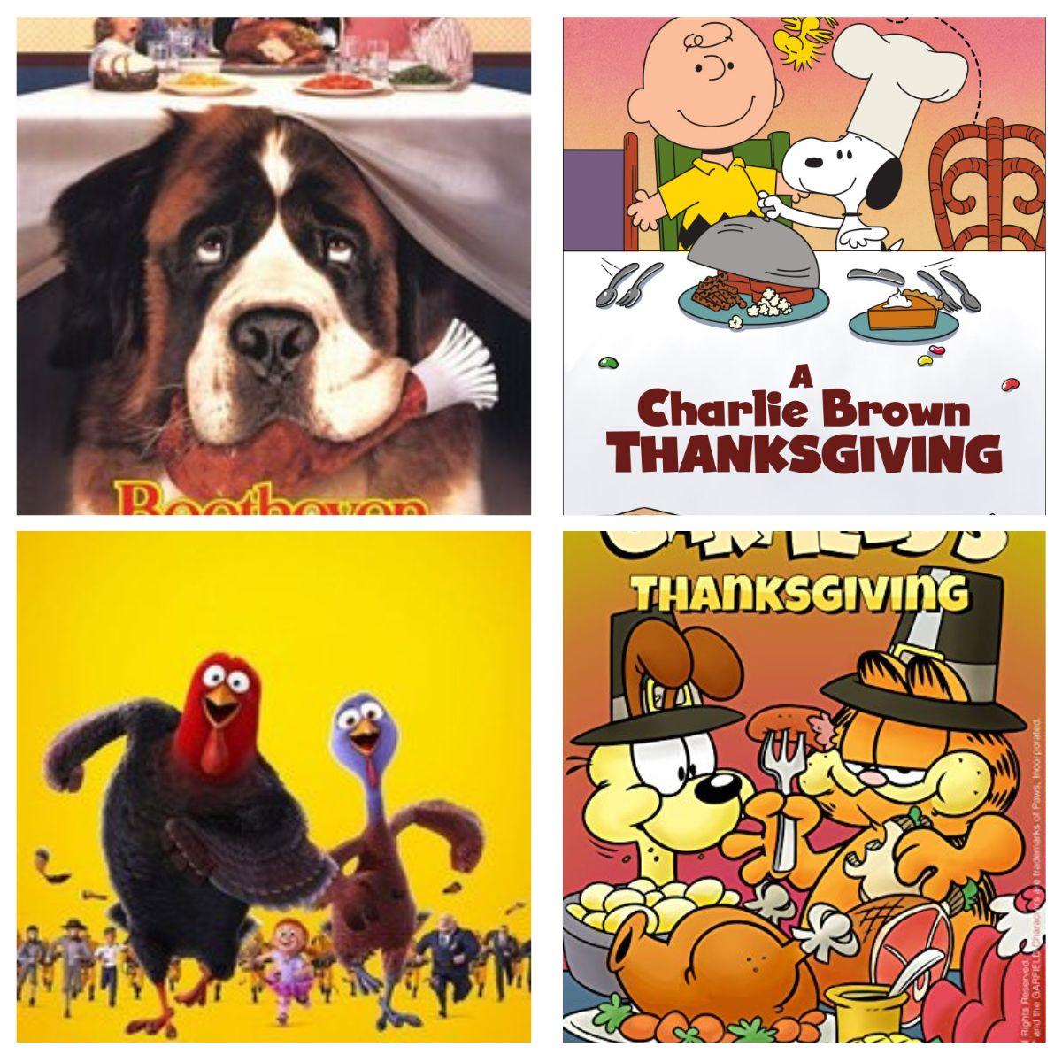 Thanksgiving Family Movies collage