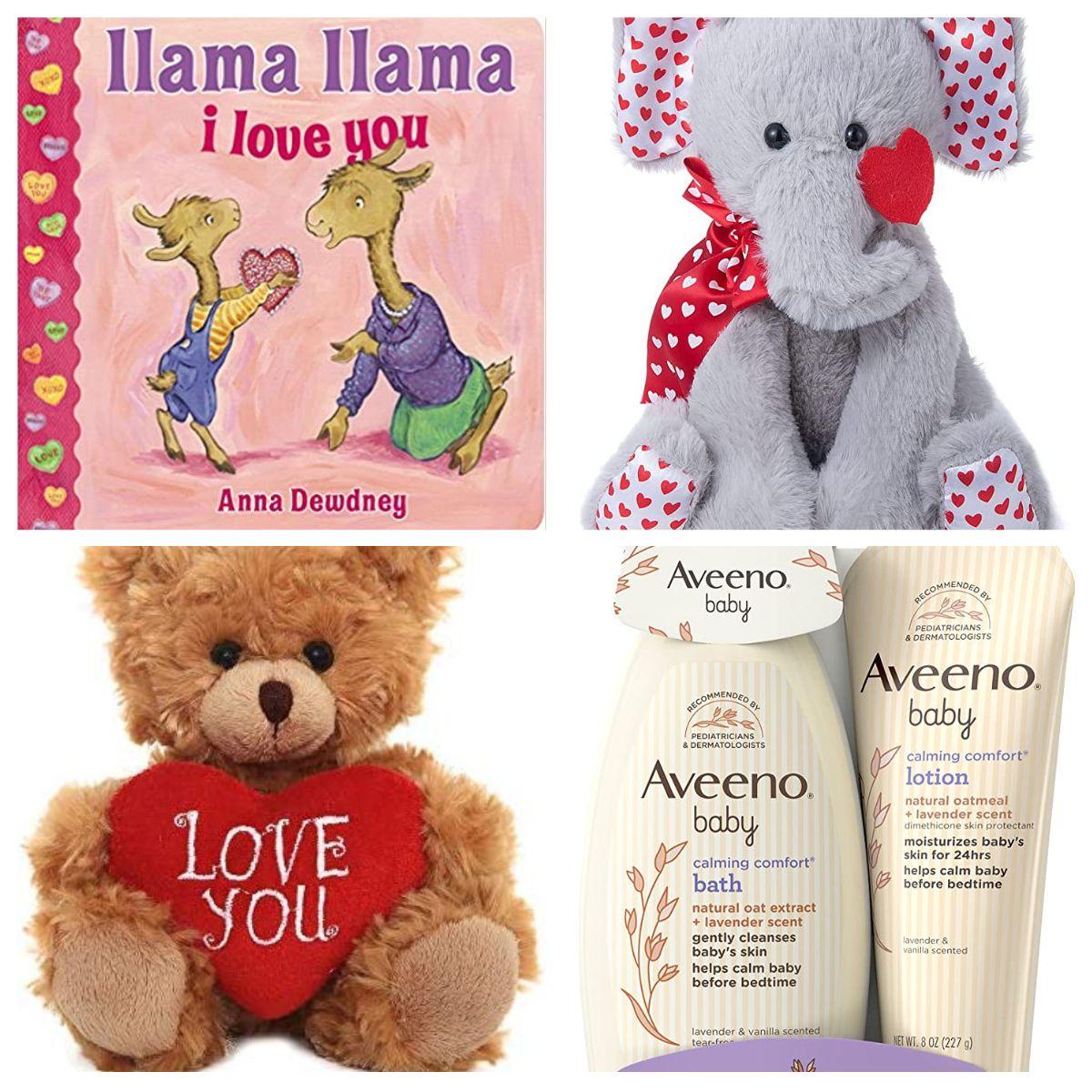 Valentines Gifts for Babies collage
