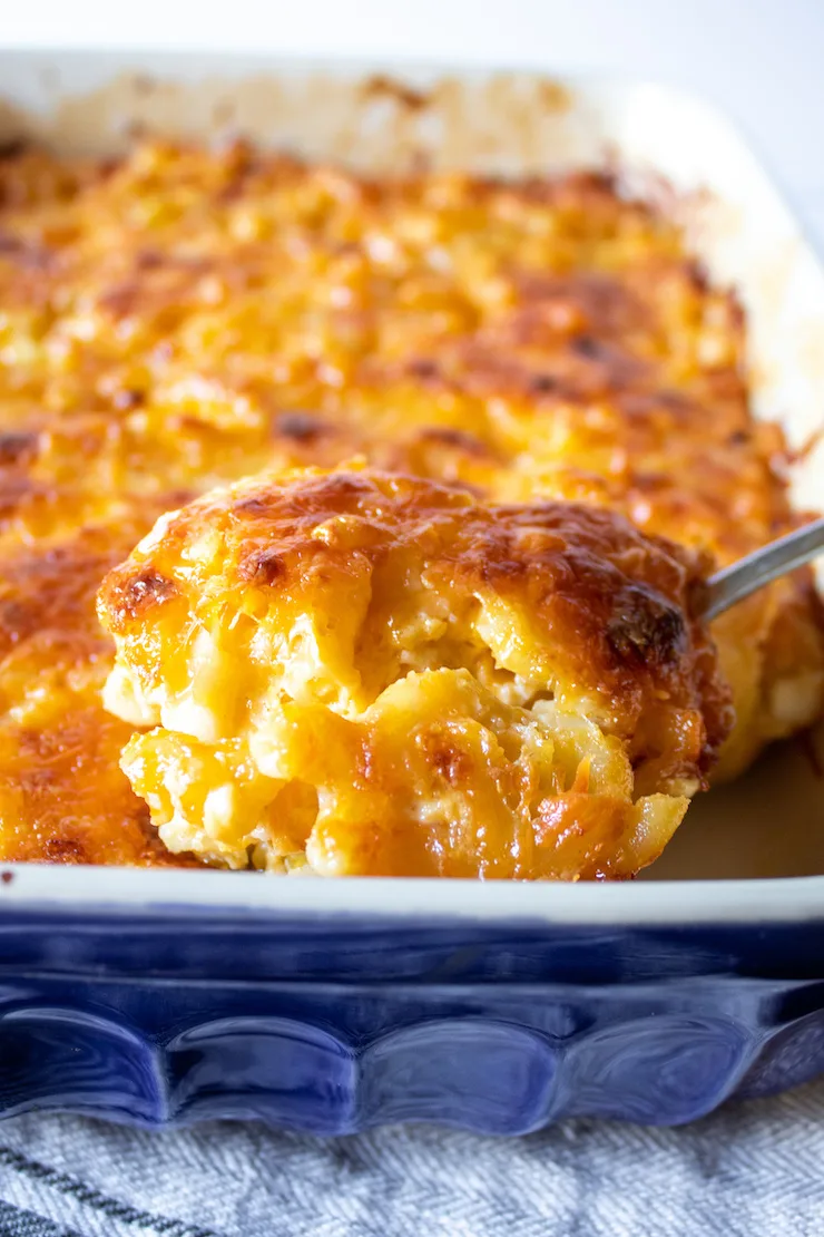 Southern baked mac and cheese