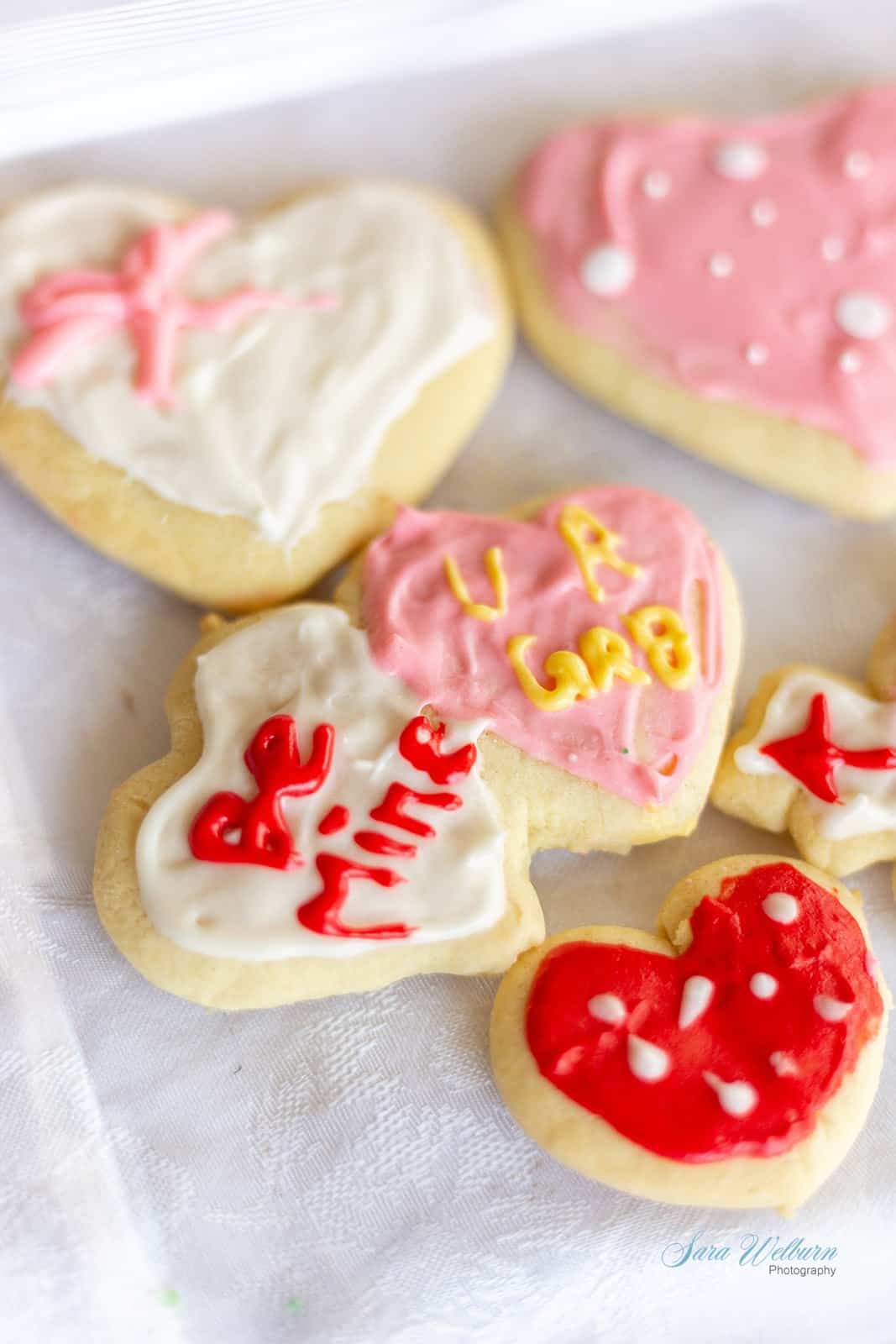 Valentines sugar cream sugar cookies