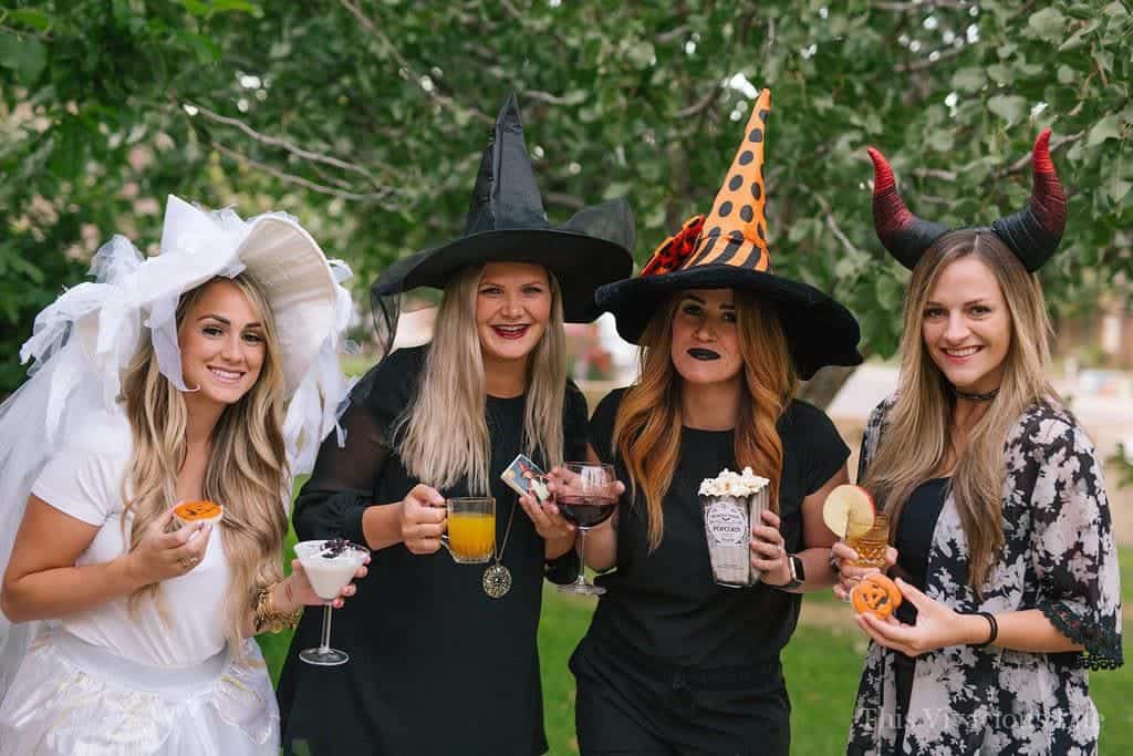 witches dressed up