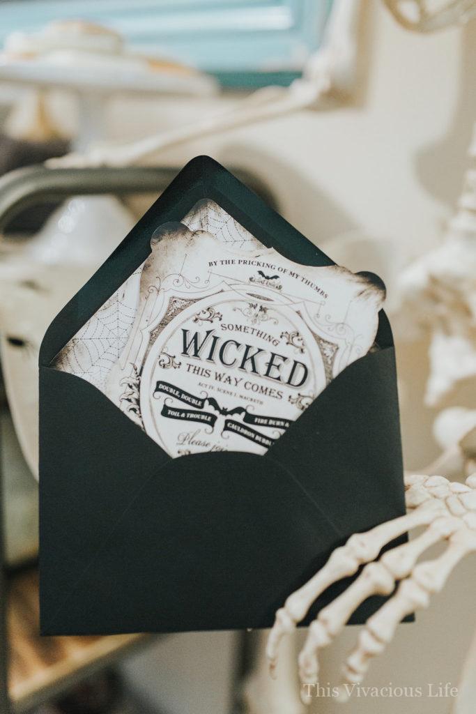 Witches night out party invite