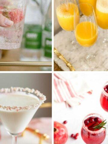 Sparkling Non-Alcoholic Drinks collage