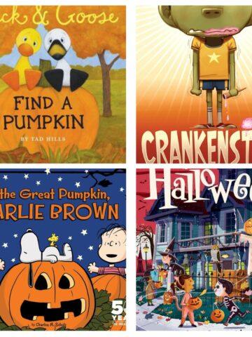 Halloween Books for Kids collage