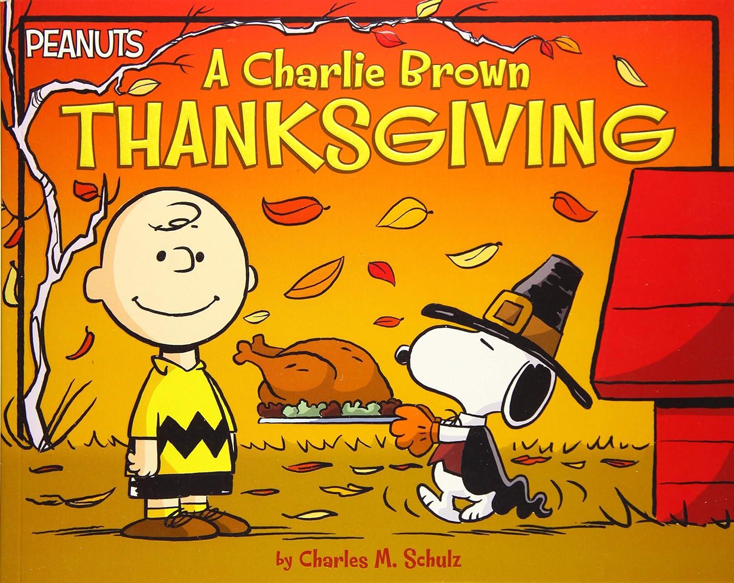 charlie brown thanksgiving book