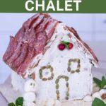 Charcuterie Chalet PIN with salami roof