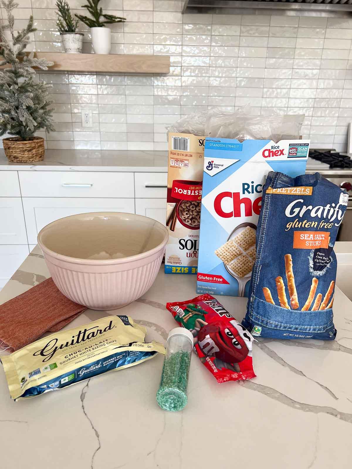 Christmas Crack Chex Mix ingredients