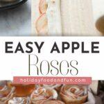 Easy Apple Roses pin