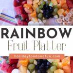 Rainbow Fruit Platter pin